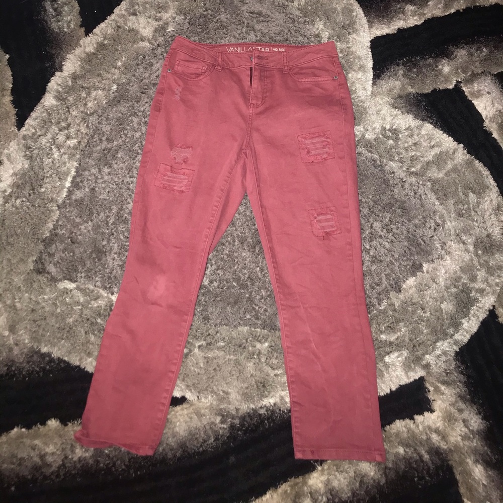 Mid Rise Crop jeans - Picture 2 of 4